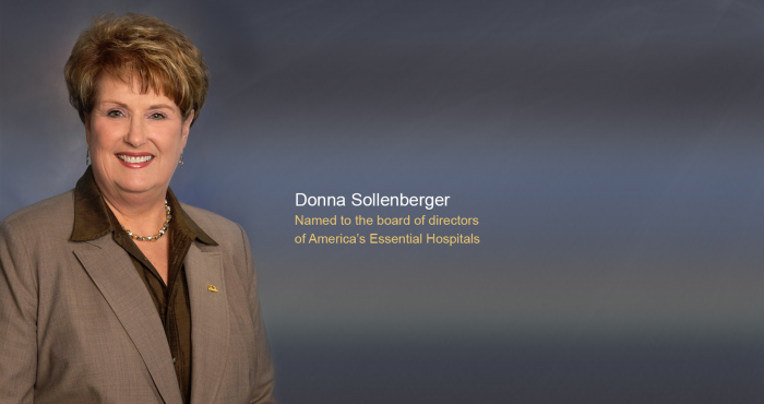 UTMB's Sollenberger America’s Essential Hospitals Chair-elect